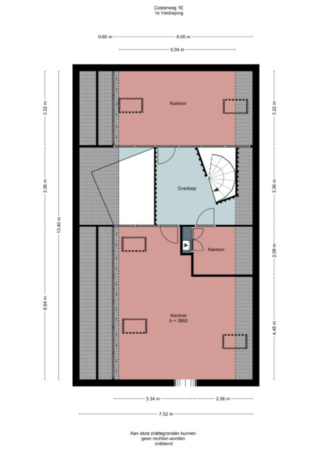 Plattegrond: Costerweg 1E, Wageningen