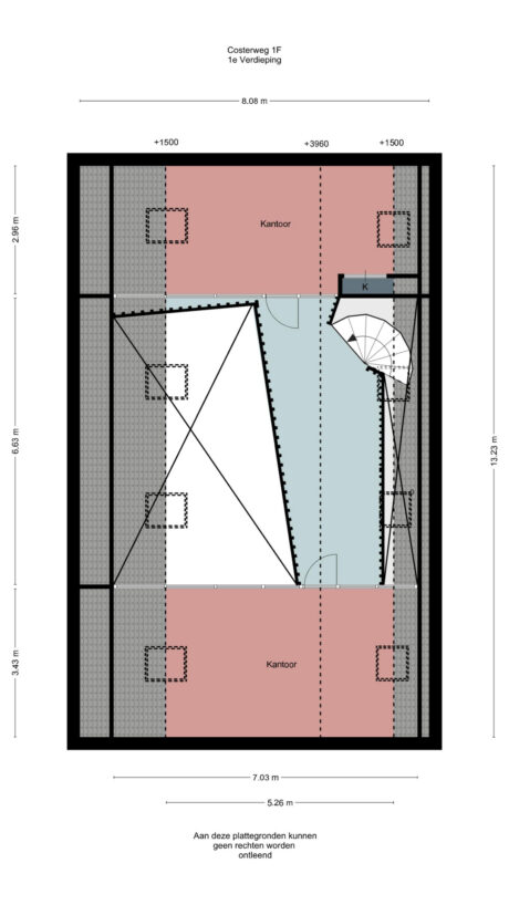 Plattegrond: Costerweg 1F, Wageningen