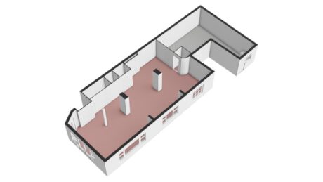 Plattegrond: Hoogstraat 23, Wageningen
