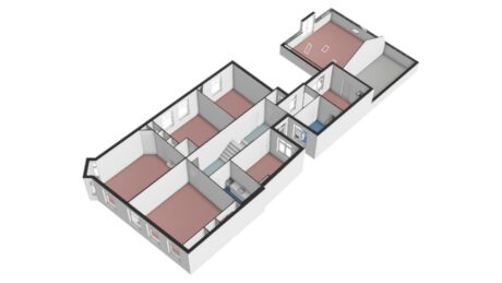 Plattegrond: Hoogstraat 37, Wageningen