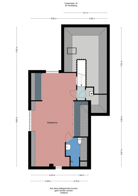 Plattegrond: Vossenlaan 19, Wageningen