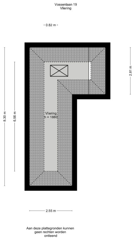 Plattegrond: Vossenlaan 19, Wageningen