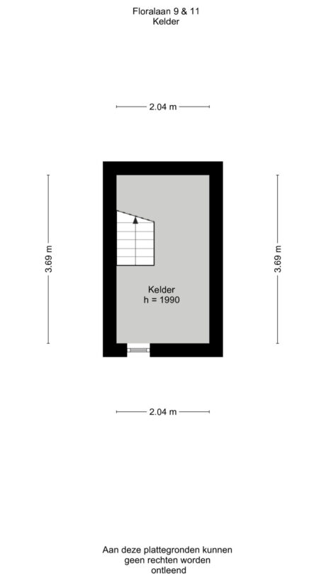 Plattegrond: Floralaan 9, Wageningen