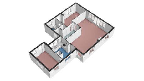 Plattegrond: Papenpad 34A, Wageningen