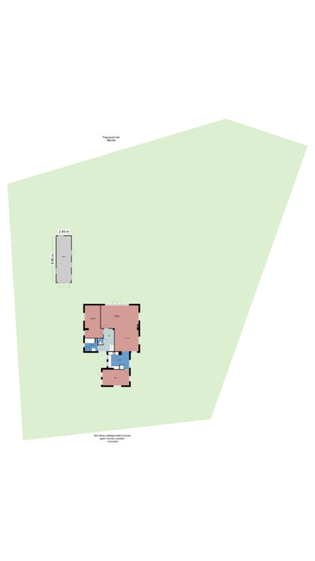 Plattegrond: Papenpad 34A, Wageningen