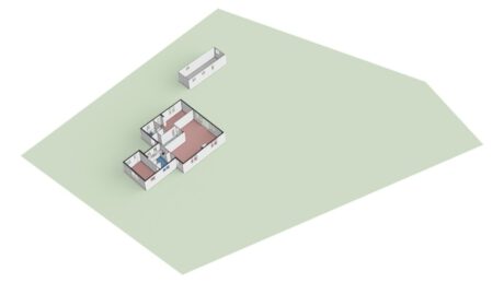 Plattegrond: Papenpad 34A, Wageningen