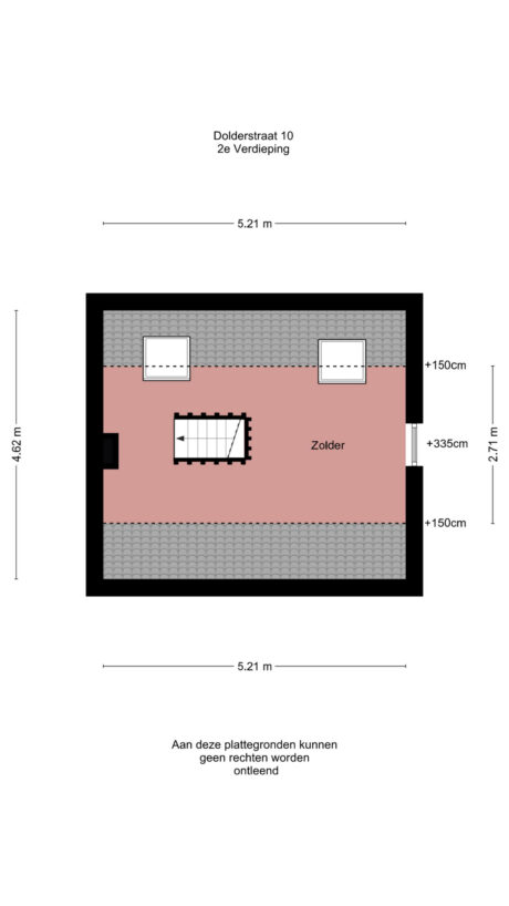 Plattegrond: Dolderstraat 10, Wageningen