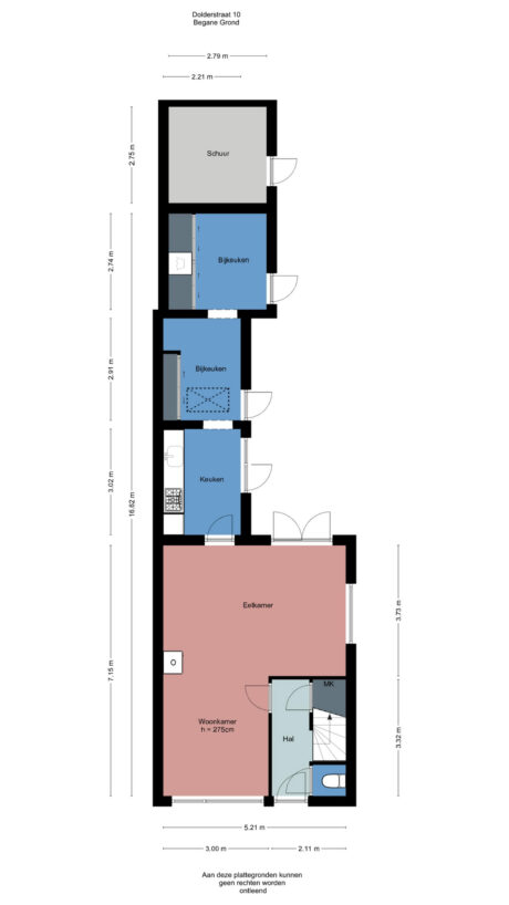 Plattegrond: Dolderstraat 10, Wageningen