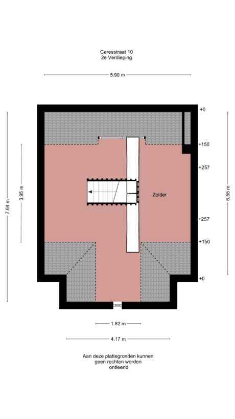 Plattegrond: Ceresstraat 10, Wageningen