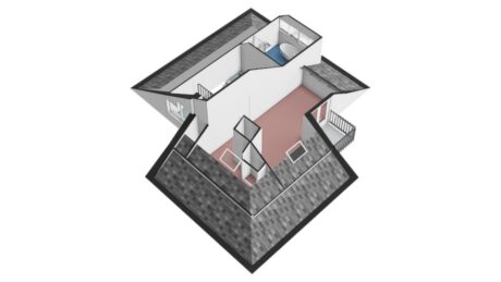 Plattegrond: Hamelakkerlaan 24, Wageningen