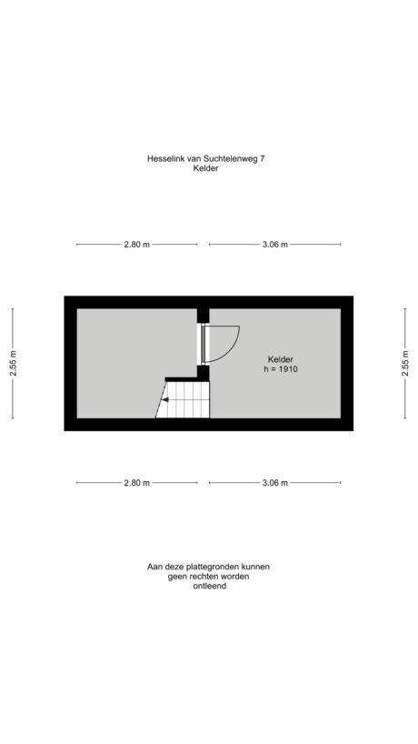 Plattegrond: Hesselink van Suchtelenweg 7, Wageningen