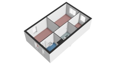 Plattegrond: Van de Weerdstraat 40, Wageningen