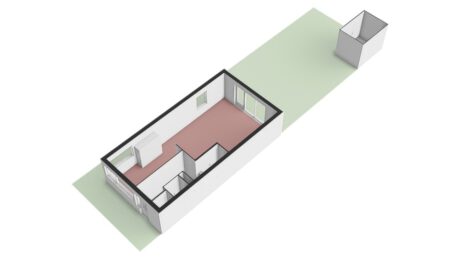 Plattegrond: Van de Weerdstraat 40, Wageningen