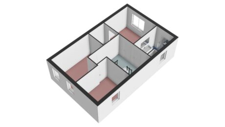 Plattegrond: Van de Weerdstraat 42, Wageningen