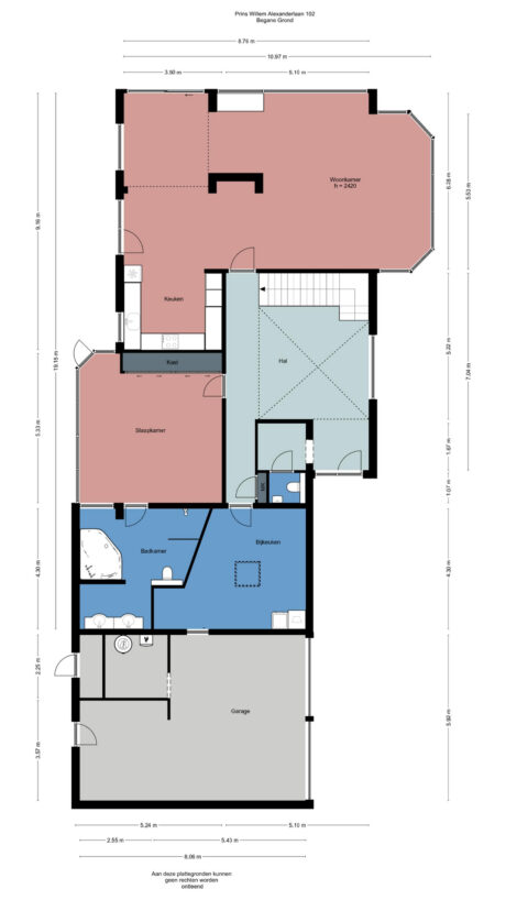 Plattegrond: Prins Willem-Alexanderlaan 102, Bennekom