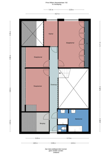 Plattegrond: Prins Willem-Alexanderlaan 102, Bennekom