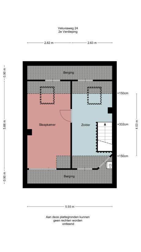 Plattegrond: Veluviaweg 24, Wageningen
