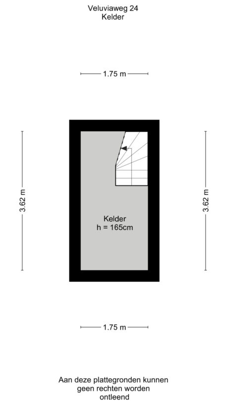 Plattegrond: Veluviaweg 24, Wageningen