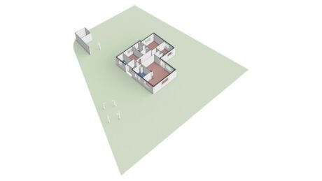 Plattegrond: Bosrandweg 10, Wageningen