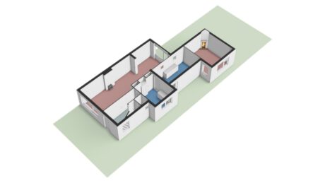 Plattegrond: Harnjesweg 5, Wageningen