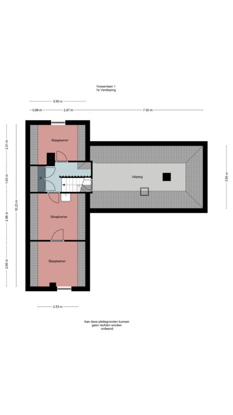 Plattegrond: Vossenlaan 1, Wageningen