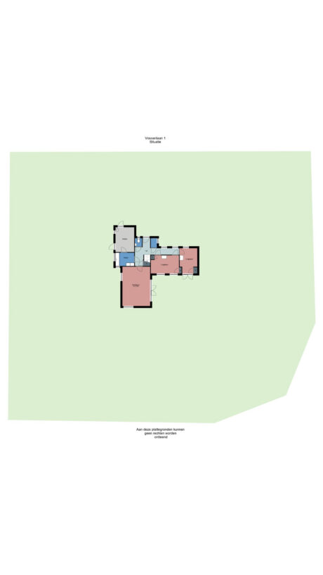 Plattegrond: Vossenlaan 1, Wageningen