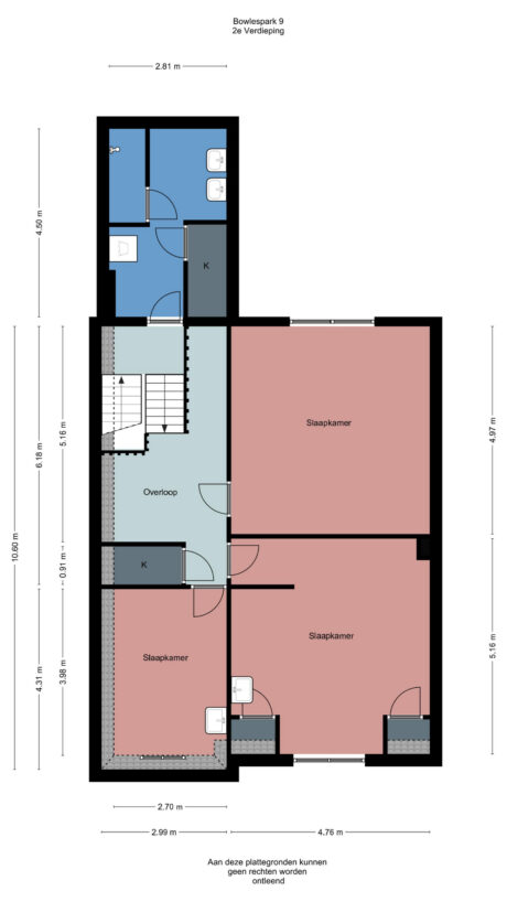 Plattegrond: Bowlespark 9, Wageningen