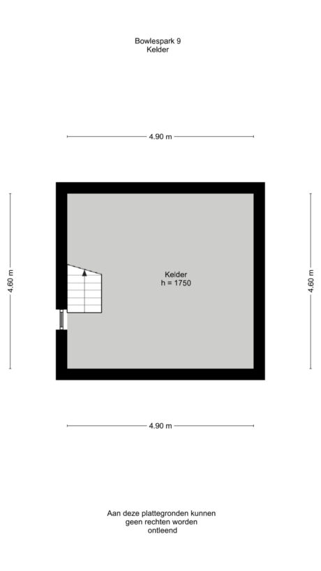 Plattegrond: Bowlespark 9, Wageningen