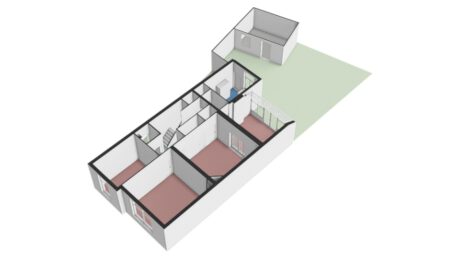 Plattegrond: Bowlespark 9, Wageningen
