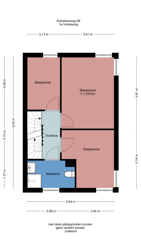 Plattegrond: Kolkakkerweg 98, Wageningen