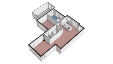 Plattegrond: Heinrich Witteweg 6C, Bennekom