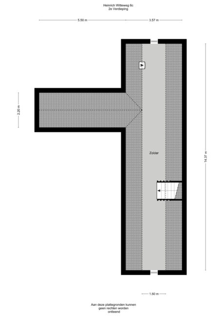 Plattegrond: Heinrich Witteweg 6C, Bennekom