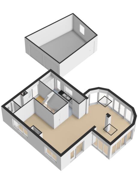 Plattegrond: Onder de Bomen 5A, Renkum