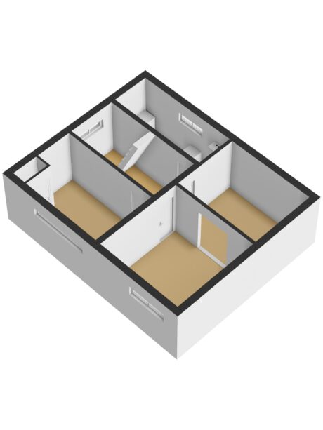 Plattegrond: Onder de Bomen 5A, Renkum