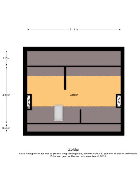 Plattegrond: Onder de Bomen 5A, Renkum