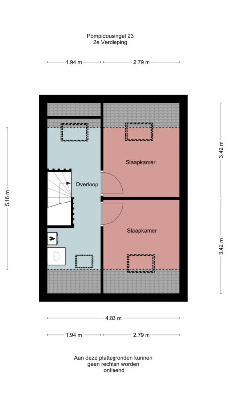 Plattegrond: Pompidousingel 23, Ede