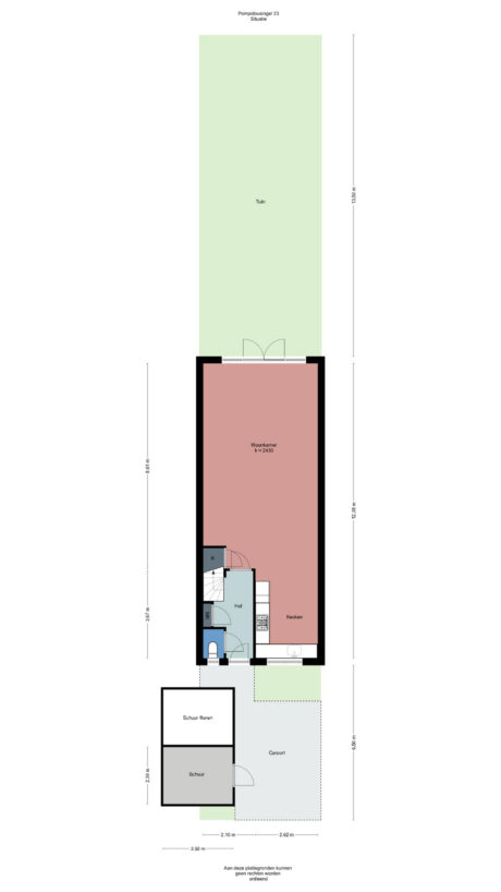 Plattegrond: Pompidousingel 23, Ede