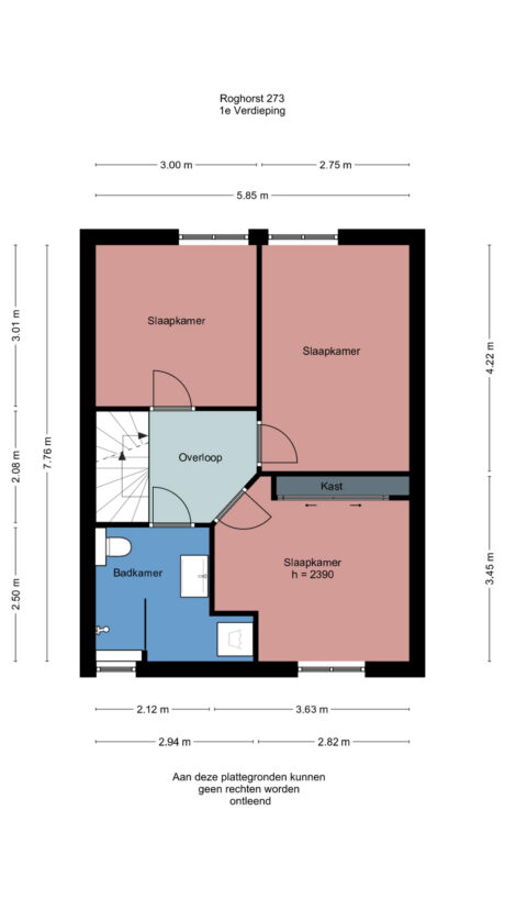 Plattegrond: Roghorst 273, Wageningen