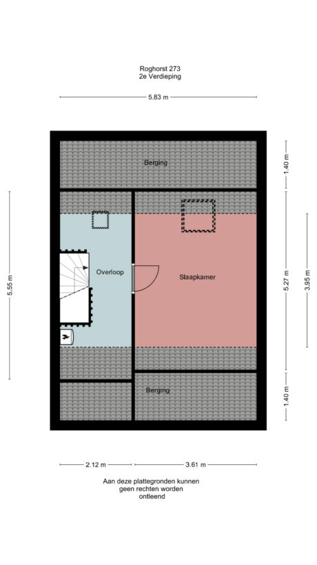 Plattegrond: Roghorst 273, Wageningen