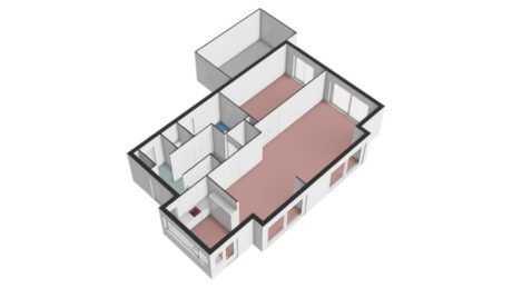 Plattegrond: C.J. Blaauwstraat 22, Wageningen