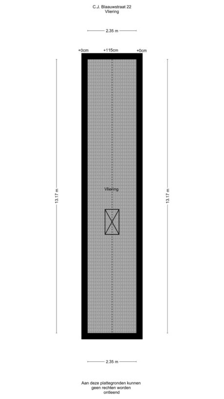 Plattegrond: C.J. Blaauwstraat 22, Wageningen