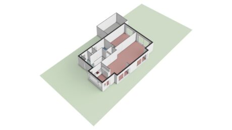 Plattegrond: C.J. Blaauwstraat 22, Wageningen