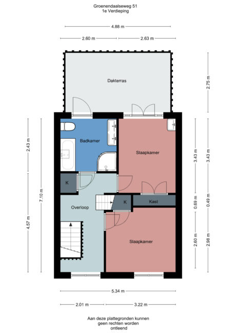 Plattegrond: Groenendaalseweg 51, Renkum