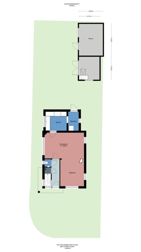 Plattegrond: Groenendaalseweg 51, Renkum