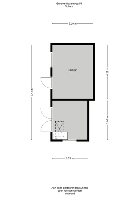 Plattegrond: Groenendaalseweg 51, Renkum