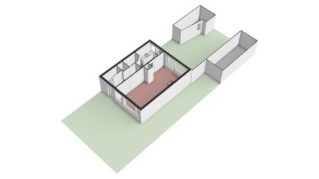 Plattegrond: Jagerskamp 111, Wageningen