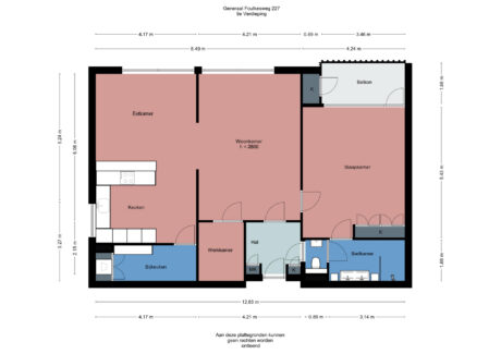 Plattegrond: Generaal Foulkesweg 227, Wageningen