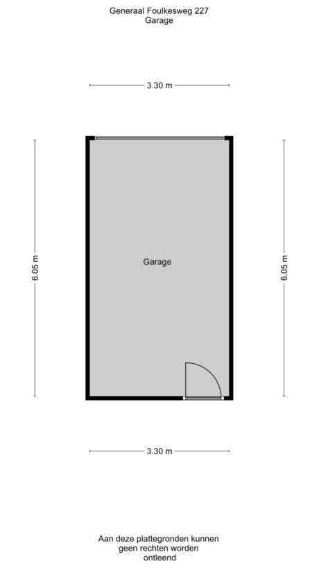 Plattegrond: Generaal Foulkesweg 227, Wageningen