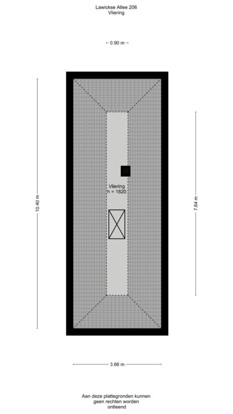 Plattegrond: Lawickse Allee 206, Wageningen