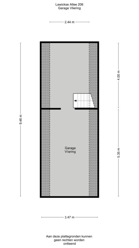 Plattegrond: Lawickse Allee 206, Wageningen
